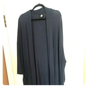Navy Blue Open front cardigan